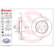 Слика 1 $на Кочионен диск BREMBO 08.8163.10