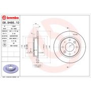 Слика 1 $на Кочионен диск BREMBO 08.9466.10