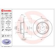 Слика 1 $на Кочионен диск BREMBO 08.A327.10