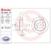 Слика 1 $на Кочионен диск BREMBO 08.A920.10