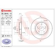 Слика 1 $на Кочионен диск BREMBO 08.B045.10