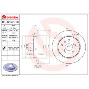 Слика 1 $на Кочионен диск BREMBO 08.B557.10