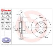 Слика 1 на кочионен диск BREMBO 09.5568.10