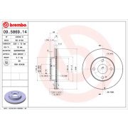 Слика 1 на кочионен диск BREMBO 09.5869.14