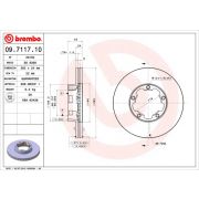 Слика 1 $на Кочионен диск BREMBO 09.7117.10