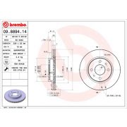 Слика 1 $на Кочионен диск BREMBO 09.8894.14