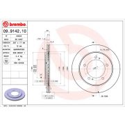 Слика 1 $на Кочионен диск BREMBO 09.9142.10