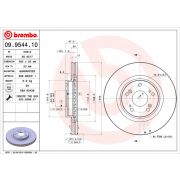 Слика 1 $на Кочионен диск BREMBO 09.9544.10