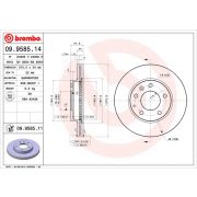 Слика 1 $на Кочионен диск BREMBO 09.9585.14