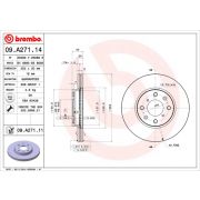 Слика 1 $на Кочионен диск BREMBO 09.A271.14