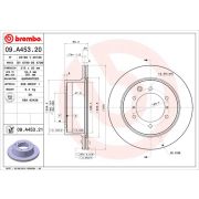 Слика 1 $на Кочионен диск BREMBO 09.A453.20