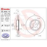 Слика 1 $на Кочионен диск BREMBO 09.A532.10