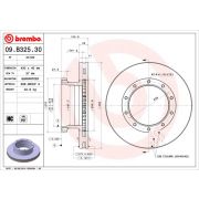 Слика 1 на кочионен диск BREMBO 09.B325.30