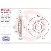 Слика 1 $на Кочионен диск BREMBO 09.B359.10