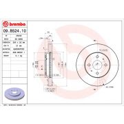 Слика 1 $на Кочионен диск BREMBO 09.B524.10