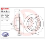 Слика 1 $на Кочионен диск BREMBO 09.B612.10