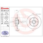 Слика 1 $на Кочионен диск BREMBO BEARING DISC LINE 08.9512.27