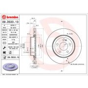 Слика 1 на кочионен диск BREMBO CO-CAST DISCS LINE 09.D533.13