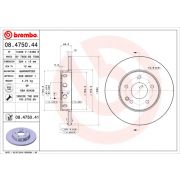 Слика 1 $на Кочионен диск BREMBO COATED DISC LINE 08.4750.41