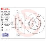 Слика 1 $на Кочионен диск BREMBO COATED DISC LINE 08.5580.11