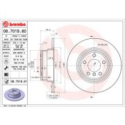 Слика 1 $на Кочионен диск BREMBO COATED DISC LINE 08.7019.81