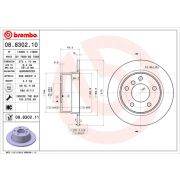 Слика 1 $на Кочионен диск BREMBO COATED DISC LINE 08.8302.11