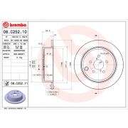 Слика 1 на кочионен диск BREMBO COATED DISC LINE 08.C252.11