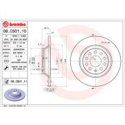 Слика 1 на кочионен диск BREMBO COATED DISC LINE 08.C501.11