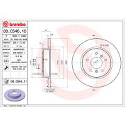 Слика 1 $на Кочионен диск BREMBO COATED DISC LINE 08.C546.11