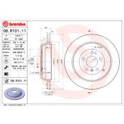 Слика 1 $на Кочионен диск BREMBO COATED DISC LINE 08.R101.11