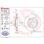 Слика 1 $на Кочионен диск BREMBO COATED DISC LINE 09.5058.11