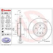 Слика 1 на кочионен диск BREMBO COATED DISC LINE 09.8952.11