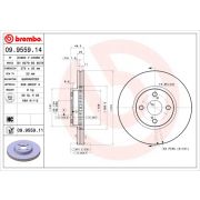 Слика 1 $на Кочионен диск BREMBO COATED DISC LINE 09.9559.11