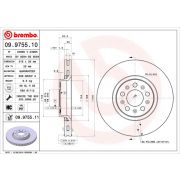 Слика 1 $на Кочионен диск BREMBO COATED DISC LINE 09.9755.11