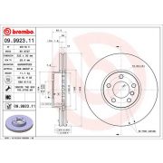 Слика 1 $на Кочионен диск BREMBO COATED DISC LINE 09.9923.11