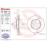 Слика 1 на кочионен диск BREMBO COATED DISC LINE 09.A386.11