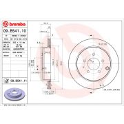 Слика 1 на кочионен диск BREMBO COATED DISC LINE 09.B541.11