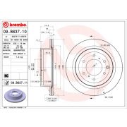 Слика 1 на кочионен диск BREMBO COATED DISC LINE 09.B637.11