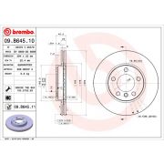 Слика 1 $на Кочионен диск BREMBO COATED DISC LINE 09.B645.11