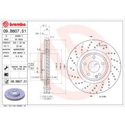 Слика 1 $на Кочионен диск BREMBO COATED DISC LINE 09.B807.51