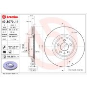 Слика 1 на кочионен диск BREMBO COATED DISC LINE 09.B970.11