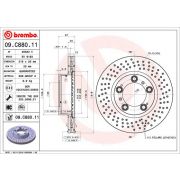 Слика 1 $на Кочионен диск BREMBO COATED DISC LINE 09.C880.11