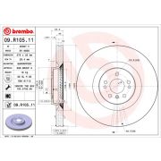 Слика 1 $на Кочионен диск BREMBO COATED DISC LINE 09.R105.11