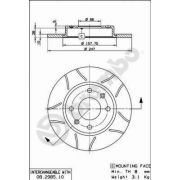 Слика 1 на кочионен диск BREMBO MAX LINE 08.2985.75