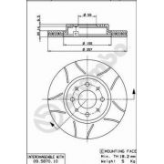 Слика 1 $на Кочионен диск BREMBO MAX LINE 09.5870.75