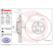 Слика 1 на кочионен диск BREMBO TWO-PIECE DISCS LINE 09.C416.13