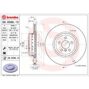 Слика 1 на кочионен диск BREMBO TWO-PIECE DISCS LINE 09.D096.13