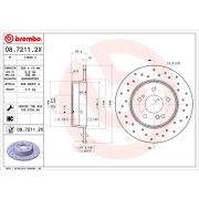 Слика 1 на кочионен диск BREMBO XTRA LINE 08.7211.2X