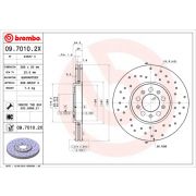 Слика 1 на кочионен диск BREMBO XTRA LINE 09.7010.2X