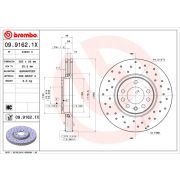 Слика 1 на кочионен диск BREMBO XTRA LINE 09.9162.1X